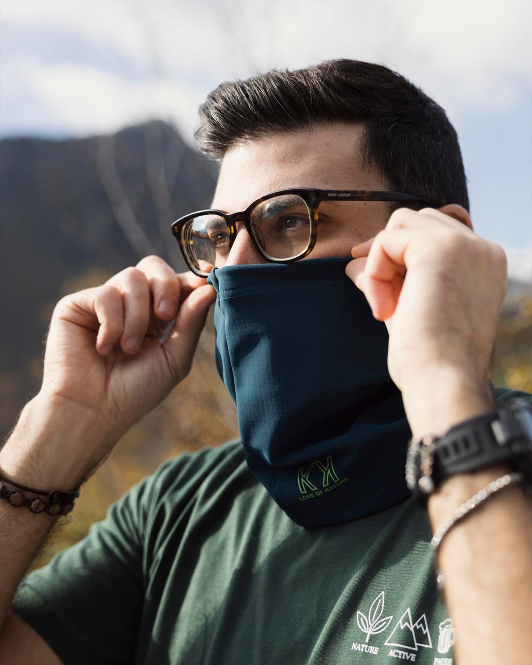 2-in-1 Berretto & Scaldacollo NO WIND in pile riciclato