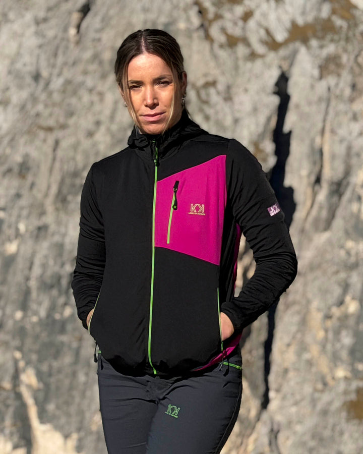 Giacca in pile AURINA riciclato